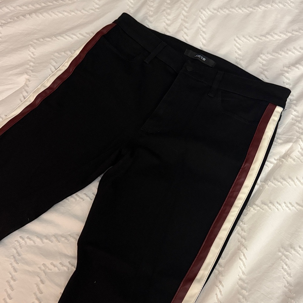 Joe's Jeans Black High Rise Skinny Ankle Pants - Picture 6 of 7